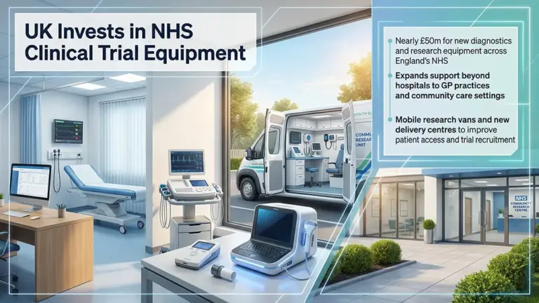 UK Invests £47.8M to Expand NHS Clinical Trial Capacity