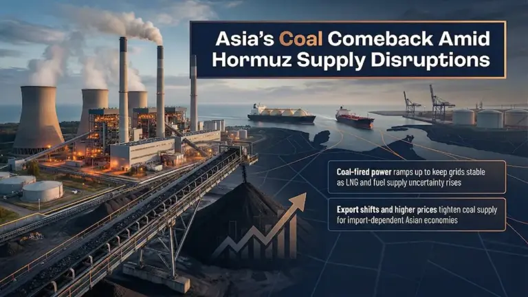 Asia Ramps Up Coal Use Amid Global Energy Supply Disruptions