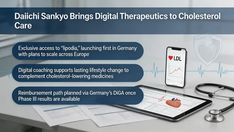 Daiichi Sankyo, GAIA Partner on Lipodia Digital Therapeutics