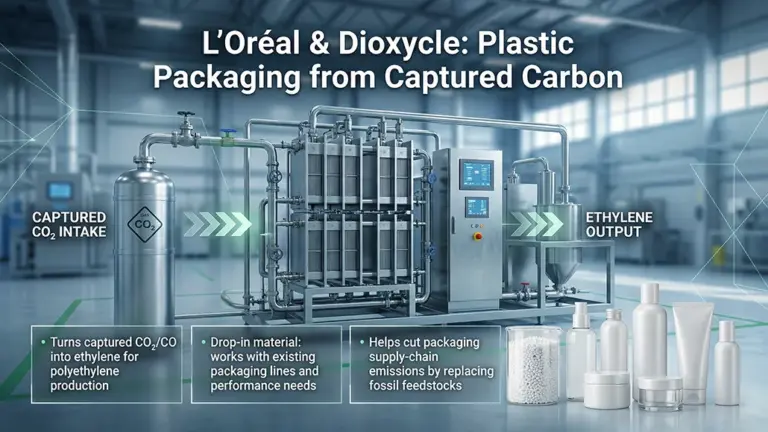 Dioxycle and L’Oréal Partner on Carbon-Based Polyethylene