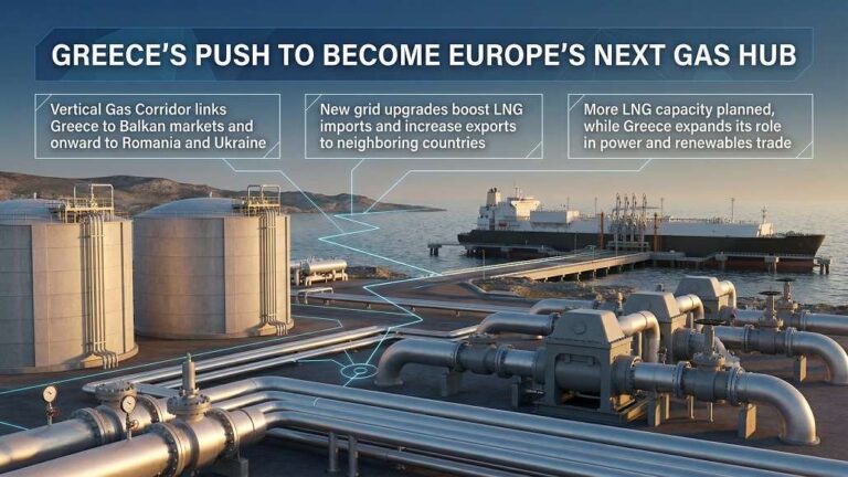 Greece Seeks Key European Gas Hub Role Amid Russia Phase-Out