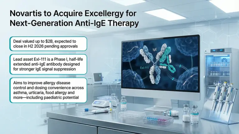 Novartis $2bn Excellergy Acquisition Boosts Allergy Pipeline