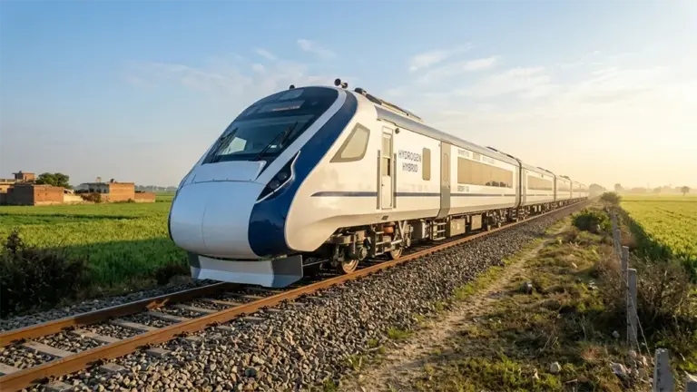 First Hydrogen-Powered Train in India Trials 20-Km Stretch