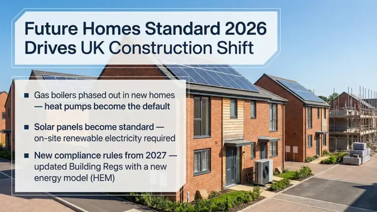 Future Homes Standard 2026 Drives UK Construction Shift