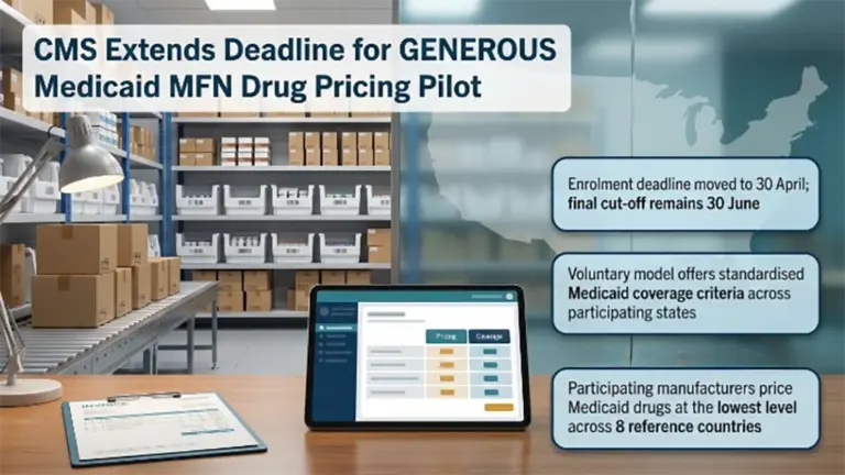 CMS Extends GENEROUS MFN Drug Pricing Deadline to April