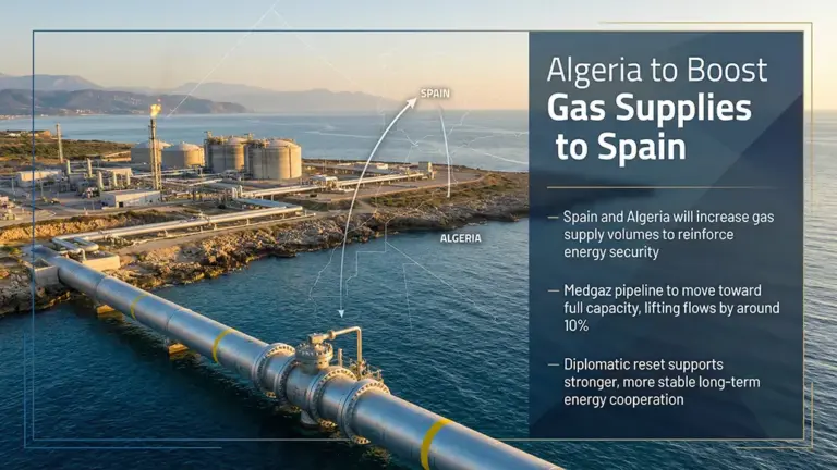 Spain Boosts Gas Imports from Algeria Amid Market Turmoil