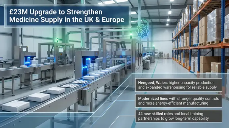 Norgine Invests £23m to Expand Hengoed Pharma Facility in UK