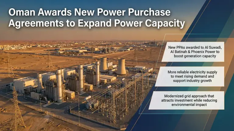 Oman Awards New Power Purchase Agreements to Bolster Grids