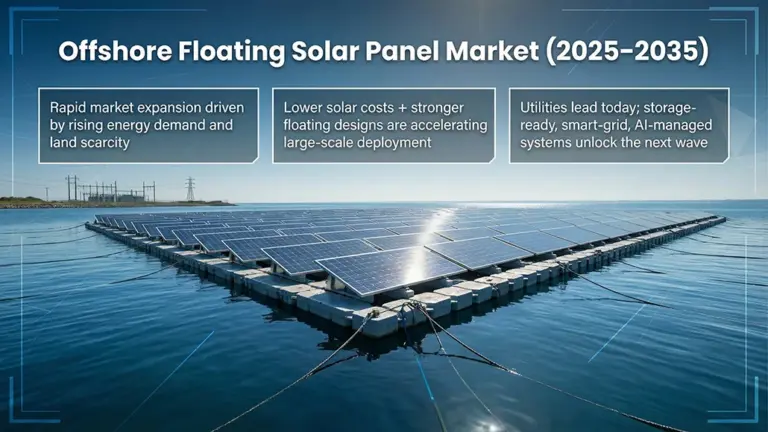 Offshore Floating Solar Panel Market to Rise Exponentially