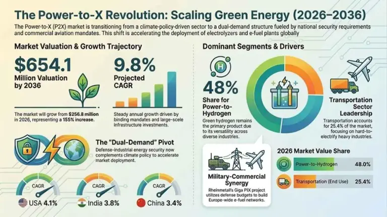Global Power-to-X Sector Market Report 2026 Shows Big Growth