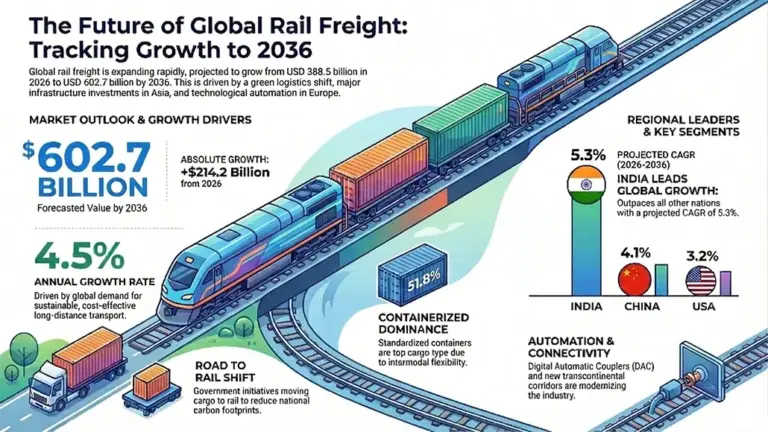 Global Rail Freight Market Report 2026 Spells Strong Growth