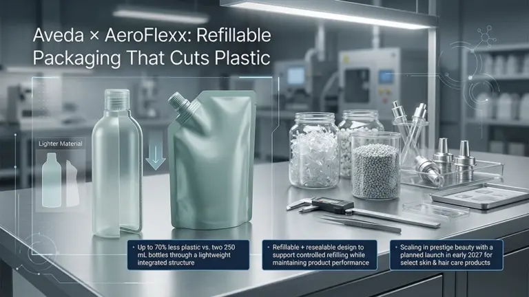 AeroFlexx, Aveda Partners for Refillable Packaging Launch