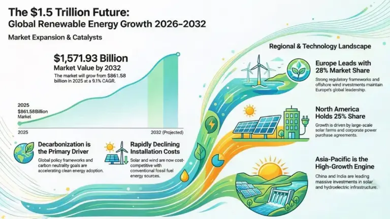 Renewable Energy Market Report 2026 Projects Massive Jump