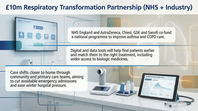 UK Backs Respiratory Transformation Partnership with £10m