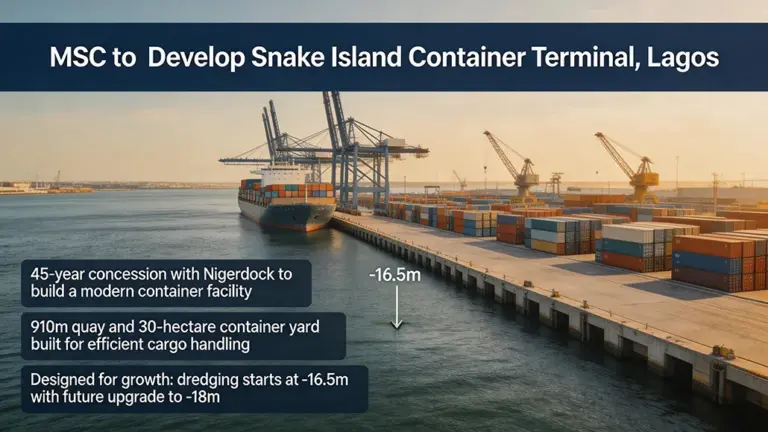 MSC Signs 45-year Snake Island Port Terminal Buildout Deal