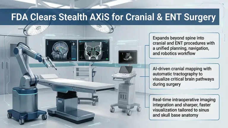 FDA Clears Medtronic Stealth Axis for Cranial, ENT Uses