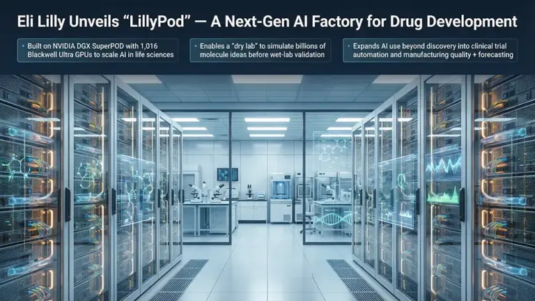 Lilly Launches New AI Supercomputer for Drug Development