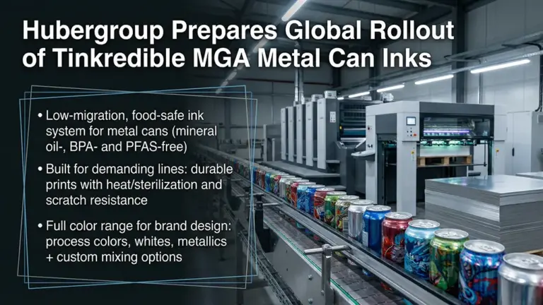 Hubergroup Rolls Out Tinkredible MGA Metal Ink Globally