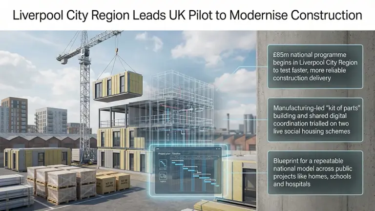Liverpool £85m Pilot to Transform UK Construction Delivery