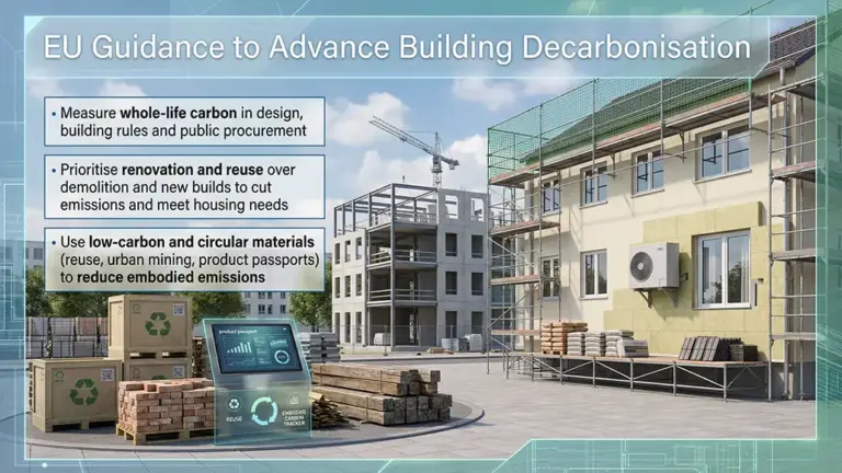 EU Sets Whole-Life Carbon Guidance for Construction Sector