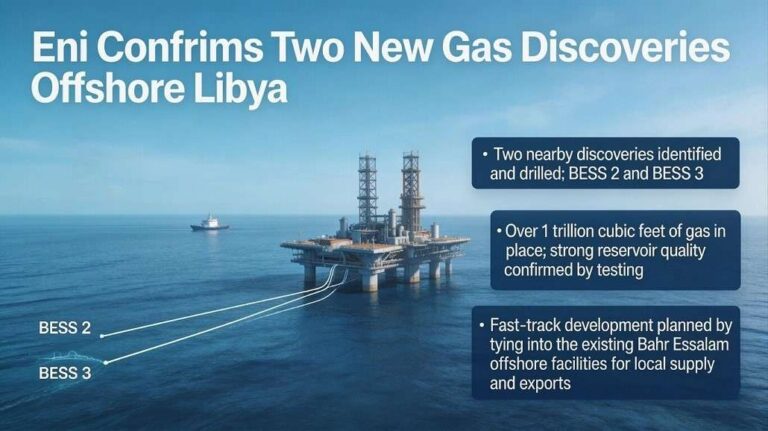 Eni Expands Portfolio with Gas Discoveries Offshore Libya