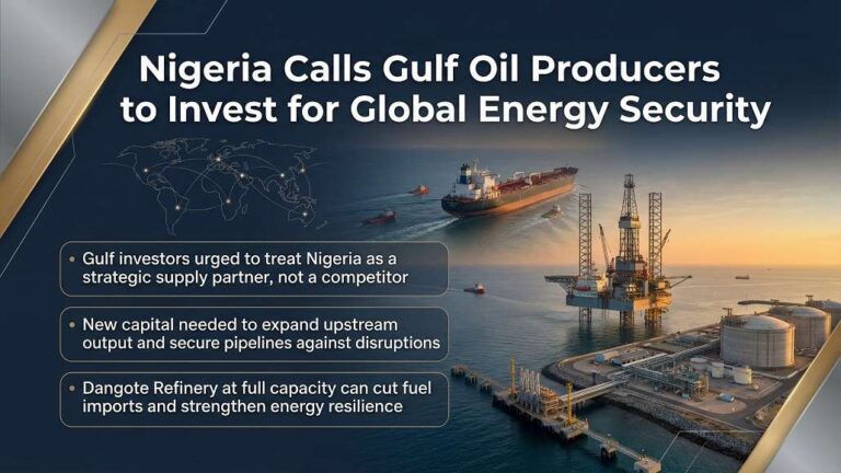 Nigeria Urges Investment from Oil Producers to Ensure Supply