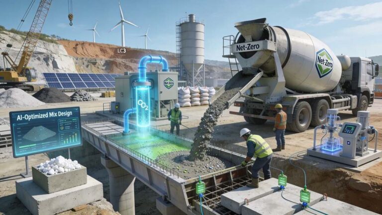 Low-Carbon Cement and Concrete Power Green Construction