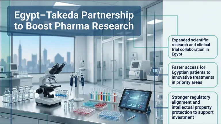 Egypt-Takeda Pharmaceutical Cooperation Boosts R&D Push