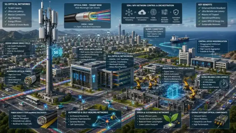 5G Optical Networks Driving High Speed Connectivity Growth