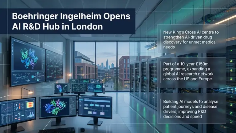 Boehringer Ingelheim Launches New AI R&D Centre in London