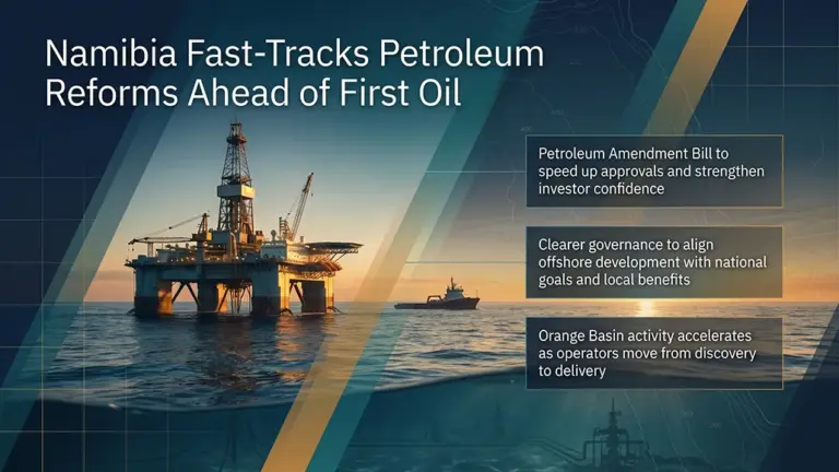 Namibia Pushes Amendment Bill for Oil Infrastructure Growth