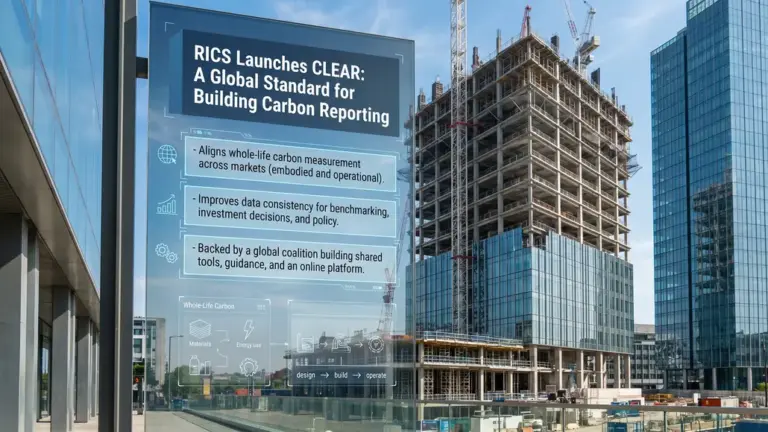 RICS Launches CLEAR Coalition for Building Carbon Reporting
