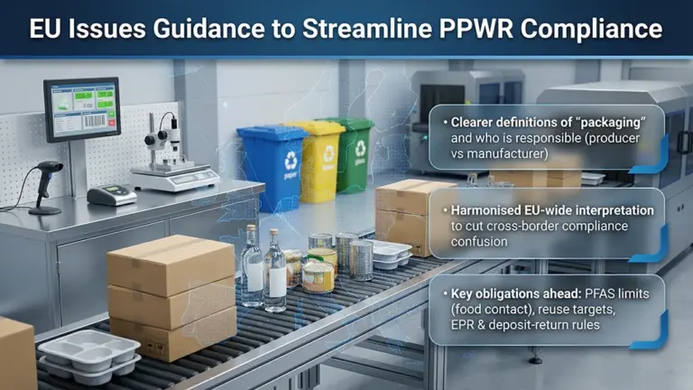 EU Packaging Regulation Guidance Clarifies Compliance Rules