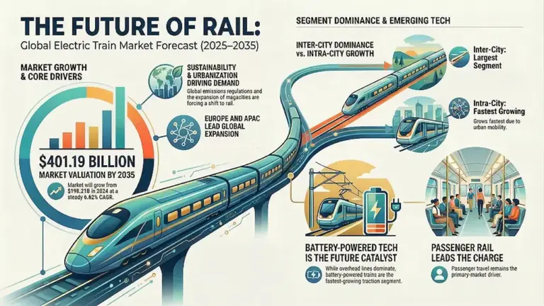Global Electric Train Market to Mark Solid Growth by 2035