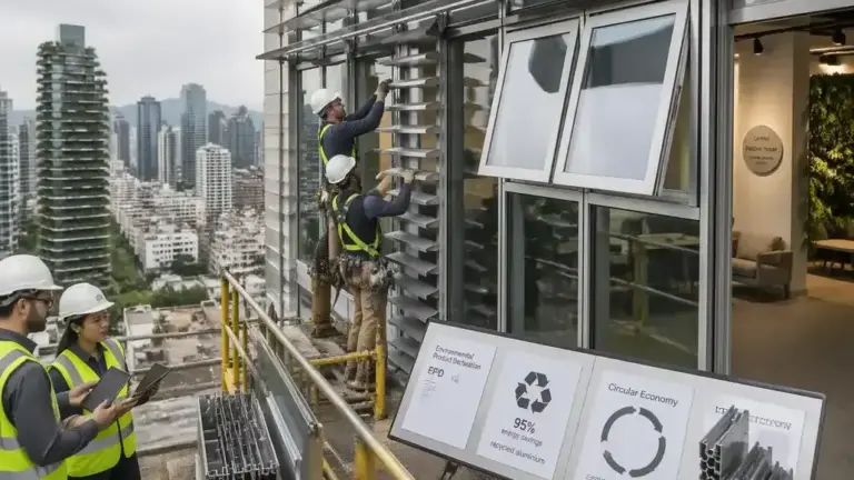 Energy Efficient Building with Aluminium Materials