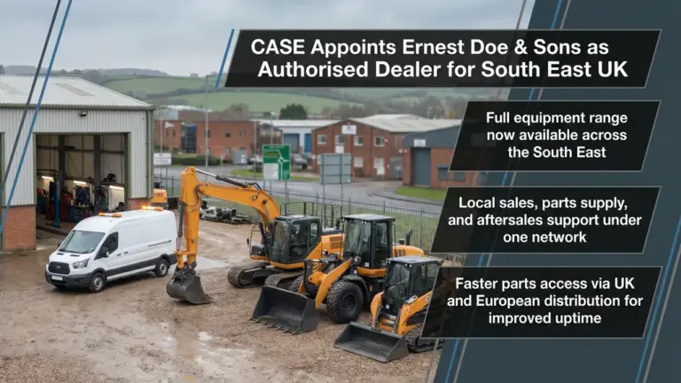 CASE Names Ernest Doe as UK Dealer for Southeast Region