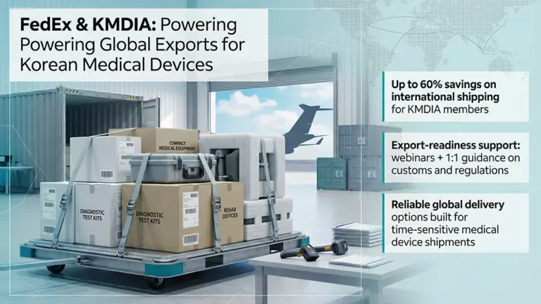 FedEx KMDIA Partnership Boosts Korean Medical Exports Growth