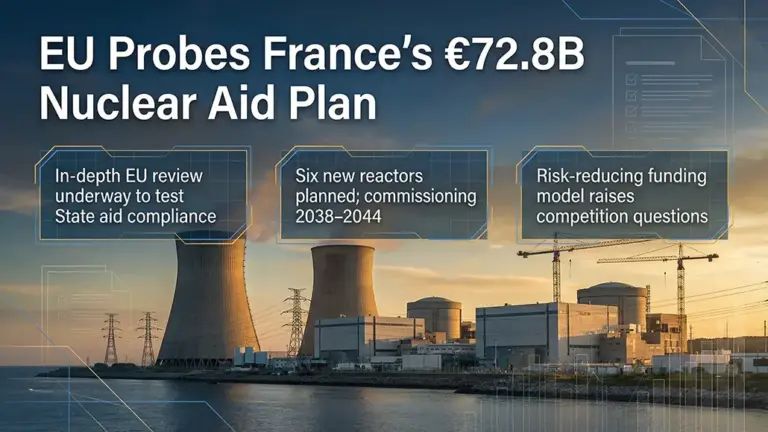 EU Launches Assessment of €72.8B French Nuclear Aid Package