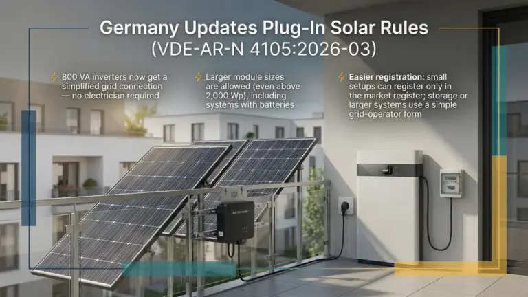 Germany Plug-in PV Rule Expands Self-Install Capacity Scope