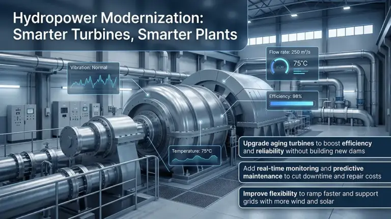 Hydropower Digitalization: Turbine Upgrades & Efficiency