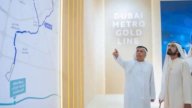 UAE Approves $9.3 Billion Metro Gold Line Project in Dubai