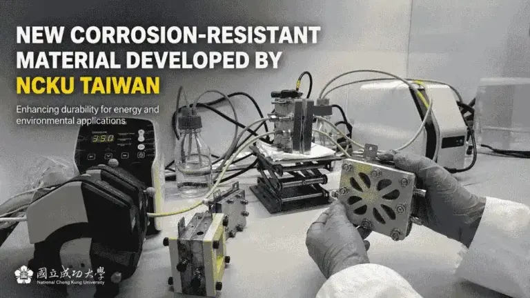 New Corrosion-Resistant Material Developed by NCKU Taiwan
