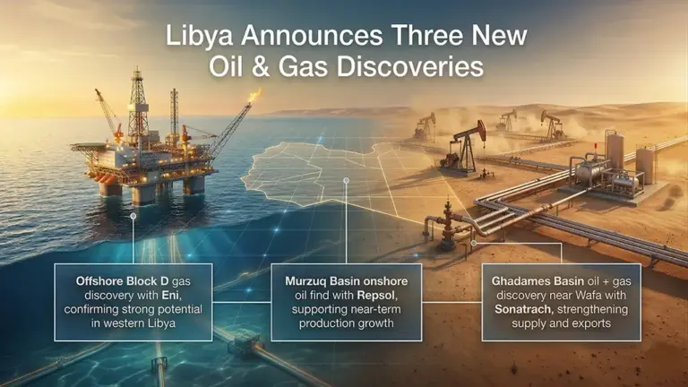 Libya Boosts Exploration with 3 New Oil and Gas Discoveries