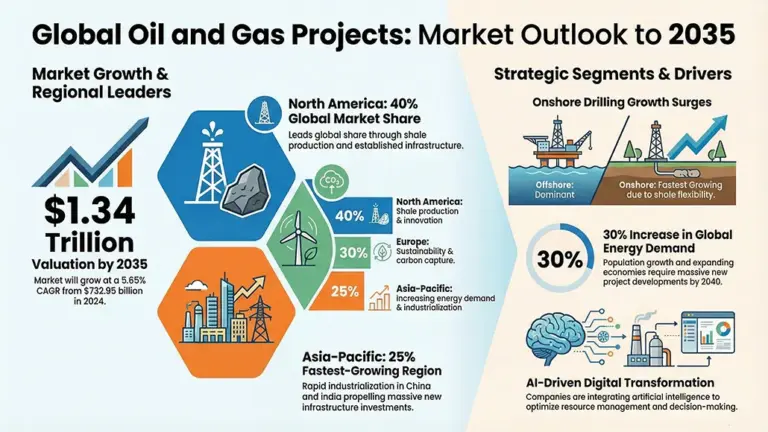Oil and Gas Projects Market to Have Robust Growth by 2035