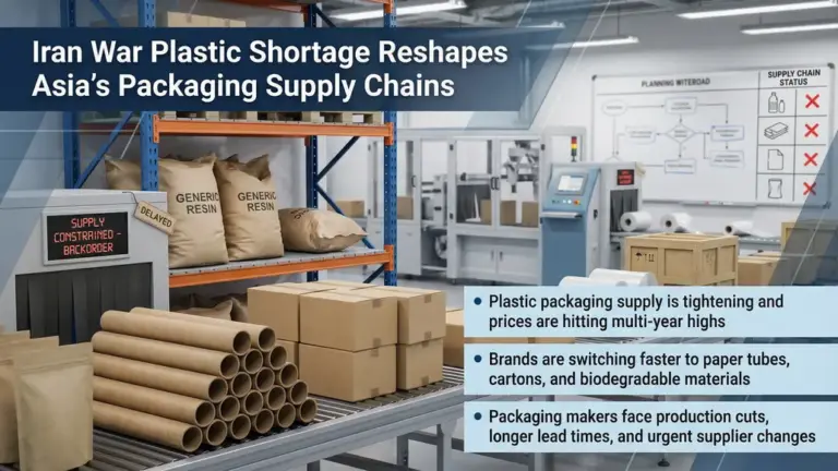 Plastic Shortages Accelerate Asia’s Shift to Paper Packaging