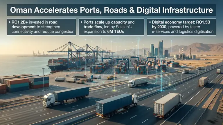 Oman Advances Connectivity with Port and Road Development