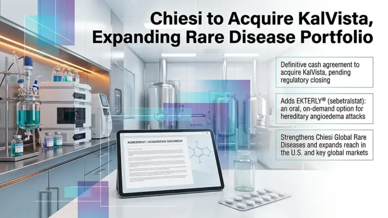 Chiesi Advances Rare Disease Portfolio with KalVista Deal