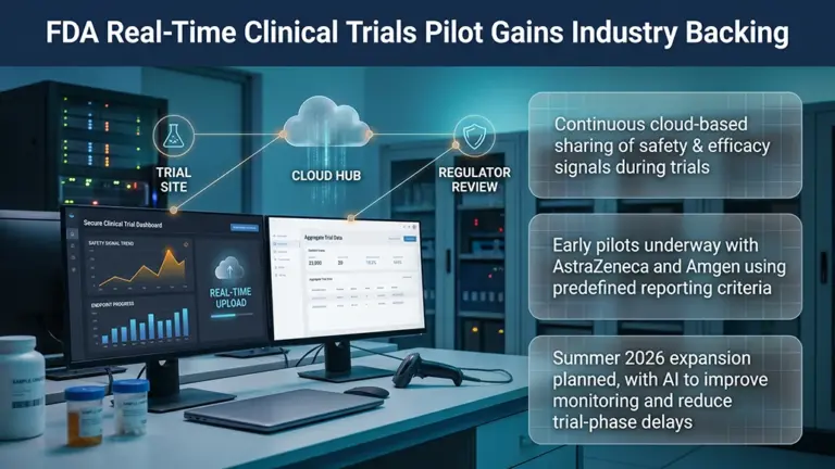 FDA Advances Real-Time Clinical Trials With AstraZeneca, Amgen