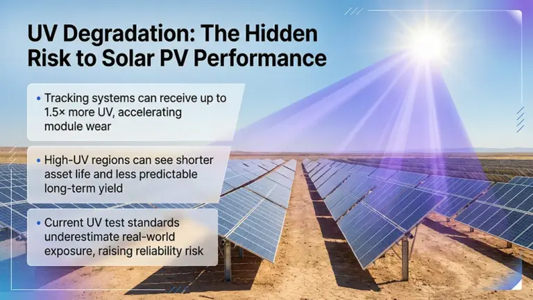 New Global Study Highlights UV Risk in Solar PV Systems