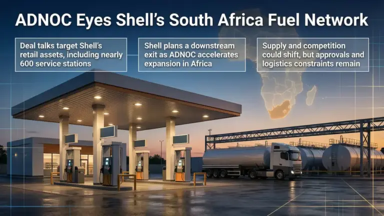 ADNOC Eyes Shell’s South African Retail Network Acquisition